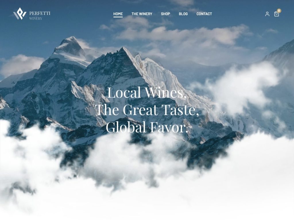 Bavarian WordPress Theme Winery Demo